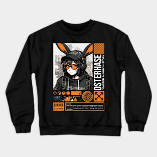 Osterhase Easter Bunny Girl Crewneck Sweatshirt